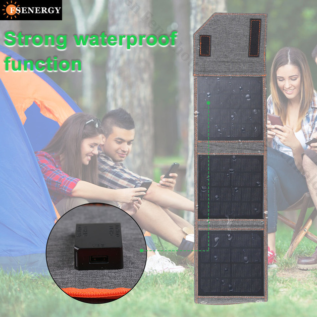 Small Size Waterproof Monocrystalline Silicon 22% Efficiency 10W 5V Solar Panel with USB Interface Battery for Home Solar Kit