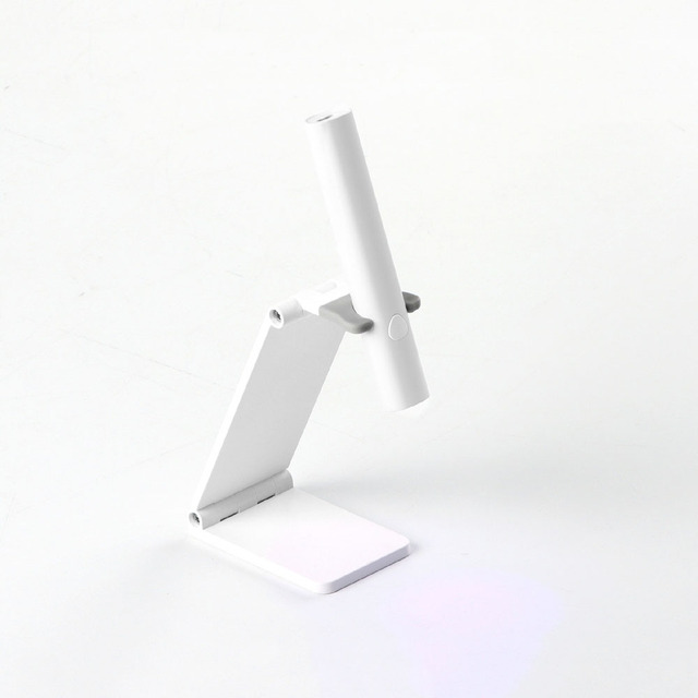Elegant Mini Style 3W 200mAh Cordless Fast Dry Nail Desk Lamp Portable with Customized Logo Gel Tips for Home Use Made Plastic