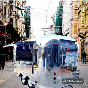 Camionnette mobile, remorque de concession, remorque alimentaire, camion alimentaire en acier inoxydable, grande <span class=keywords><strong>caravane</strong></span> alimentaire - Product Image 5