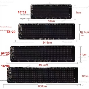 16*32 64*20 96 * 20car kính chắn gió Màn hình <span class=keywords><strong>LED</strong></span> tự làm chỉ số ánh sáng Devil của mắt ứng dụng điều khiển xe tải animationdecoration thiết bị điện tử - Product Image 4