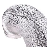 Tuyau de ventilation flexible en aluminium pour équipement de ventilation, longueur 5/10 m, installation au plafond pour hôpitaux et gymnases