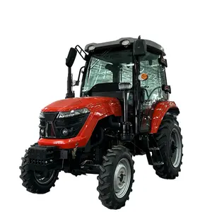 Vendita calda 70 HP 4WD trattore con attrezzature agricole per uso agricolo 4 ruote motrici 2 ruote motrici trattore