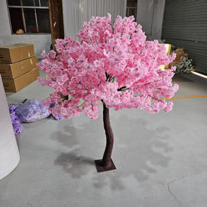 Arbres artificiels en soie (fleurs de cerisier et <span class=keywords><strong>olivier</strong></span>) de 1,5 m pour <span class=keywords><strong>d</strong></span>écor de toile de fond <span class=keywords><strong>d</strong></span>'événement, centre de table, fleurs de sakura, table blanche - Product Image 2
