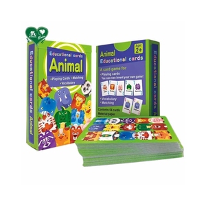 Hoàng gia trẻ em học Tập Giáo Dục động vật chơi thẻ 58x88 mét nước dựa trên tráng 54 thẻ mỗi boong - Product Image 1