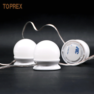 Dressing intérieur DIY USB Chargé G45 Ampoules LED 10 Pcs Dimmable Globe String avec 3 Options de Couleur Miroirs Cosmétiques - Product Image 4