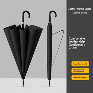 <span class=keywords><strong>Parapluie</strong></span> haut de gamme à 10 baleines pour <span class=keywords><strong>homme</strong></span>, usage professionnel, coupe-vent, résistant aux intempéries, double couche, manche long en bois - Product Image 3