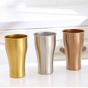 Tazze coreane da birra da campeggio all'aperto monostrato in acciaio inossidabile tazze da <span class=keywords><strong>bar</strong></span> ad acqua di grande capacità per arricciare tazza di tè al latte tazze da caffè - Product Image 6