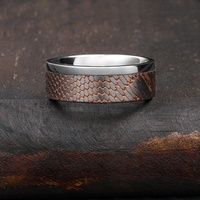 Bague de luxe faite à la main TIZTI en forme de dôme pour homme, avec bande en cobalt décalée, superconductrice, pour mariage, fiançailles, fête, anniversaire, cadeau