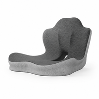 Coussin de dossier et d'assise orthopédique, soutien lombaire pour voiture, chaise de bureau, dortoir d'étudiant, salle de classe, confortable et soulageant la pression