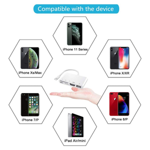 อะแดปเตอร์ USB C เป็น HDMI 5 in 1 อะแดปเตอร์ USB OTG 1080P ดิจิตอล AV+กล้อง อ่านการ์ดหน่วยความจำ SD และ TF พร้อมพอร์ตชาร์จ - Product Image 6