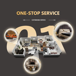 ชุดเฟอร์นิเจอร์ห้องนอนบ้านหรูหราสไตล์อิตาลีคุณภาพสูงเตียงขนาดควีนไซส์เตียงหนังหุ้มเบาะ - Product Image 5