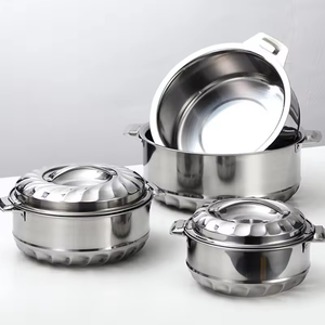 3-חתיכות 410 נירוסטה תבשיל מזון חם קריר יותר חם סט מתנה - Product Image 4