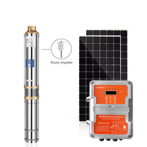 Pompe à eau solaire submersible pour puits, moteur de puits immergé, 220V 60Hz 3 pouces, pompe à eau solaire électrique submersible pour puits - Product Image 1