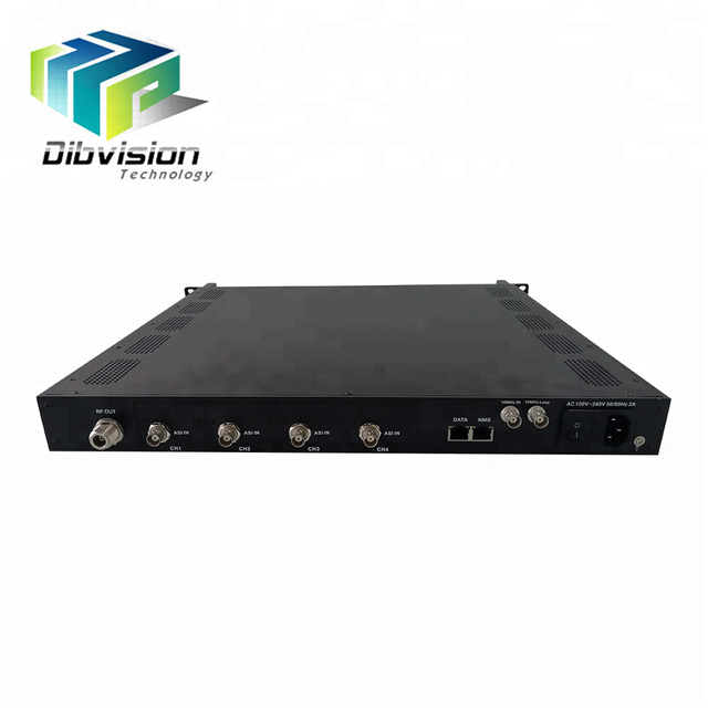 (QPSK6350) MMDS System Video Radio Tv Broadcasting Equipment ASI IP to Dvbs2 Satellite Modulator