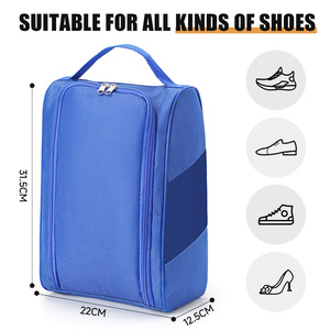 Sacs de rangement pour chaussures en nylon grande capacité, portables et respirants, sacs à main pour transporter des chaussures de <span class=keywords><strong>golf</strong></span> – Vente en gros à prix réduit - Product Image 5