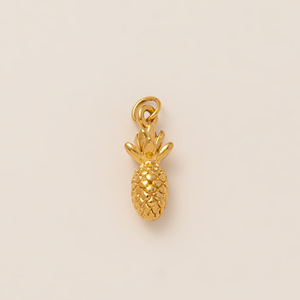 Chaîne de bouche en direct de base Daquan série alimentaire pendentif collier en acier inoxydable Spot bricolage 18K plaqué or résultats de bijoux entretoises - Product Image 4