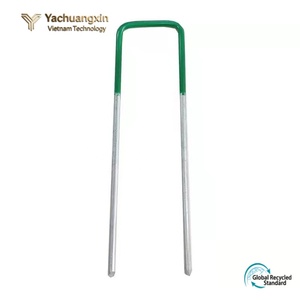 Extracteur de piquets de tente Yachuangxin 13 pouces en acier inoxydable avec crochet, outil de camping extérieur à poignée en plastique toutes saisons - Product Image 4