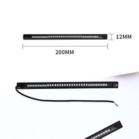 Feux de signalisation de moto à LED 48-SMD, étanches, pour plaque d'immatriculation, jaune ambre, en stock direct usine