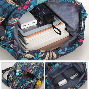 Sac à cordon personnalisé avec logo d'usine, imperméable, résistant à l'usure, pour le sport et la gym, sac à dos portable à cordon pour le sport - Product Image 3