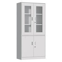 Armoire à dossiers en acier Bureau Multi-couches Grande capacité Sans formaldéhyde Anti-vol Étanche à l'humidité Design simple pour le bureau
