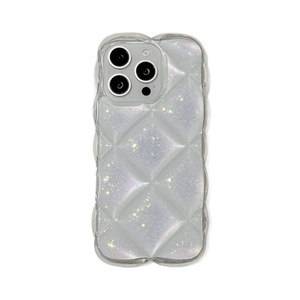 Funda con diseño de rejilla transparente con purpurina estilo hada, adecuada para iPhone 17 Pro Max, para Apple 16, de silicona suave 14/15 - Product Image 6