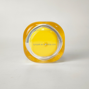 Pot en plastique transparent élastique de 30 ml, grand format, portable, vide, pour cosmétiques, poudre fixante, crème pour les yeux, shampoing - Product Image 2