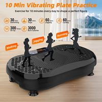 Plaque vibrante RS ABS pour amincissement, appareil de vibration haute fréquence pour le corps entier, utilisation à domicile, télécommande