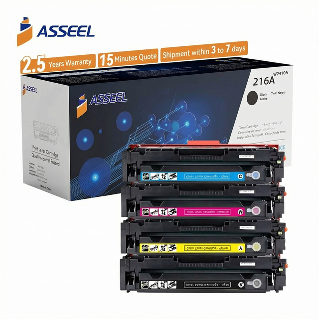 Factory Premium Color Toner Cartridge 216A 216X W2410A W2411A W2412A W2413A Compatible for HP LaserJet PRO MFP M182 M183 Printer