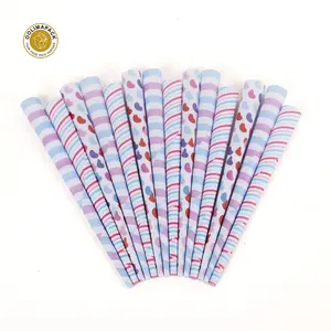 Hot Selling Disposable Paper Cotton Candy Cones Wholesale Custom Paper Cone