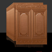 Pegatina de Pared 3D Autoadhesiva, Estilo Rústico, Anticolisión, para Sala de Estar, Restaurante, Pasillo, Tienda, Resistente al Fuego