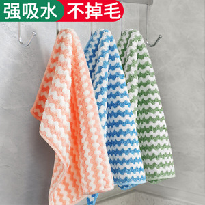 Essuie-tout de cuisine en polaire corail, rectangulaire, absorbant, sans peluches, pour casseroles et poêles - Product Image 3