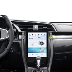Gerllish วิทยุติดรถยนต์ Android,หน้าจอแนวตั้ง10.4นิ้วสำหรับ Honda Civic 2016 2017 2018เครื่องเล่นดีวีดีระบบนำทางเครื่องเสียง
