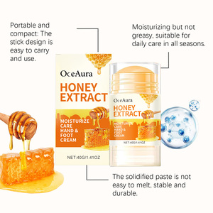 Vente en gros Extrait de miel Crème mains pieds nourrissante adoucissante exfoliante pour les pieds secs crevassés - Product Image 3