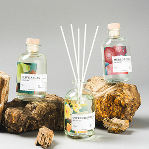 Tùy chỉnh 250ml thiết kế ban đầu loạt rượu vang trái cây không có lửa hương liệu nhà tinh dầu hương thơm khuếch tán sậy - Product Image 1