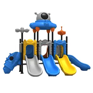 Kids Outdoor Playground Game Center Equipment With Slide For Sale