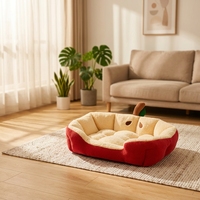 Cama de Lujo Moderna para Mascotas, Sofá para Perros, para Todas las Estaciones, Cálida para Invierno, Lavable, Colchoneta para Dormir para Perros Pequeños, Teddy, Bichón, Nido Premium para Gatos