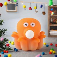 Jouet pieuvre en PVC souple, cadeau de Noël anti-stress souple et élastique