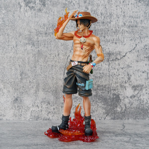 Statua da Collezione in PVC di Ace con Frutto del Fuoco da <span class=keywords><strong>One</strong></span> Piece, 24 cm, Modello GK Action Figure Giocattolo - Product Image 5