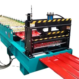 2025 Hot LMS Metallplatte Dachziegel walzen form maschine mit Motor getriebe Motor kern komponenten - Product Image 1