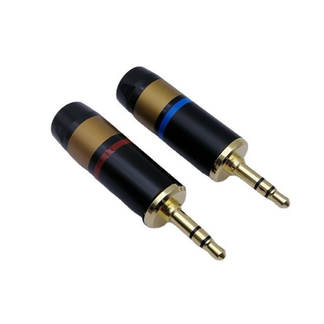 Gold Plated 3.5 mm TRS Stereo Mini Jack Connector