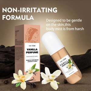 Perfume hidratante, refrescante y duradero de alta calidad, spray orgánico de vainilla para cabello y cuerpo. - Product Image 4