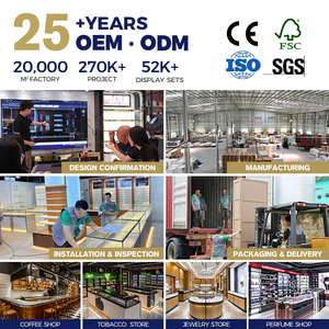 Tủ Trưng Bày Thiết Kế Nội Thất Cửa Hàng Trà Sủi Bọt Kem Tùy Chỉnh Lạ Mắt Quầy Trưng Bày Cửa Hàng Trà Sữa Cà Phê - Product Image 6