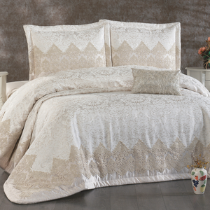 ชุดเครื่องนอนผ้าเชนิลล์หรูหรา 4 ชิ้น ป้องกันไรฝุ่น ทนทาน - Product Image 1