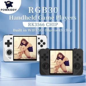 Powkiddy Rk3566 Gebouwde Draagbare <span class=keywords><strong>Mini</strong></span> <span class=keywords><strong>Video</strong></span> Rgb30 Handheld Speler 4.0 Inch Ips Scherm Klassieke Retro Gameconsole - Product Image 3