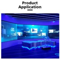 Pantalla de Video Wall LCD, Pantalla de Video de Empalme, Video Wall de 4M X 3M, Panel Publicitario de Pantalla de Pared