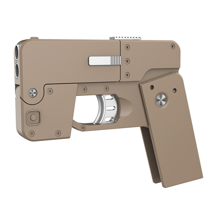 Kaart Van Het Leven Opvouwbare Mobiele Telefoon Speelgoed Pistool Kan Lanceren Soft Bullet Ic380 Launcher Geweer Simulatie Pistool Speelgoed Jongen Cadeau Outdoor Speelgoed