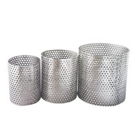 Tube filtrant perforé en acier inoxydable Duplex 2205 2507, résistant aux acides, panier en maille d'alliage spécial pour l'industrie chimique