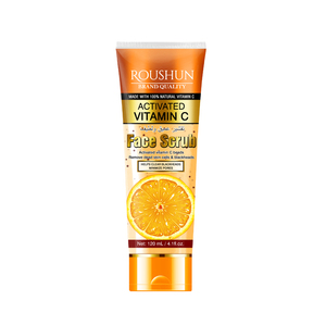 Roushun Vitamin C Face Scrub <strong>Black</strong> <strong>Head</strong> <strong>Remover</strong> and Cleaning Skin Pore Effect Skin Moisturizing - Product Image 1