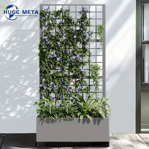 모던 아트 디자인 아연 도금 강철 프라이버시 스크린 아트 데코 레이저 컷 방수 녹 방지 다기능 파티션 정원용 - Product Image 6