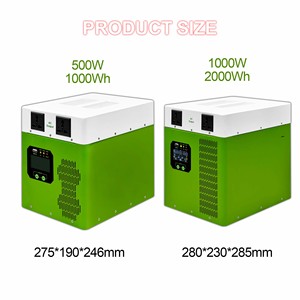 Station d'alimentation solaire portable Kinpower Photovoltaic : 300W / 550W, capacité : 1 kWh 2 - Product Image 2